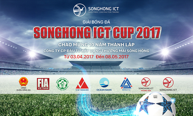 Sôi động giải bóng đá “SONGHONG ICT CUP 2017”