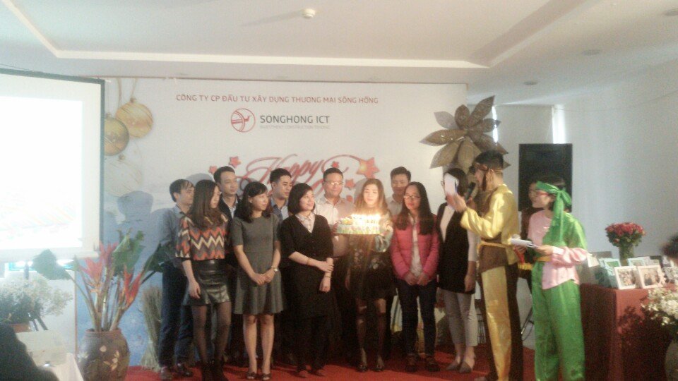 Sông Hồng ICT Phương Nam tham dự tiệc chúc mừng sinh nhật cán bộ nhân viên