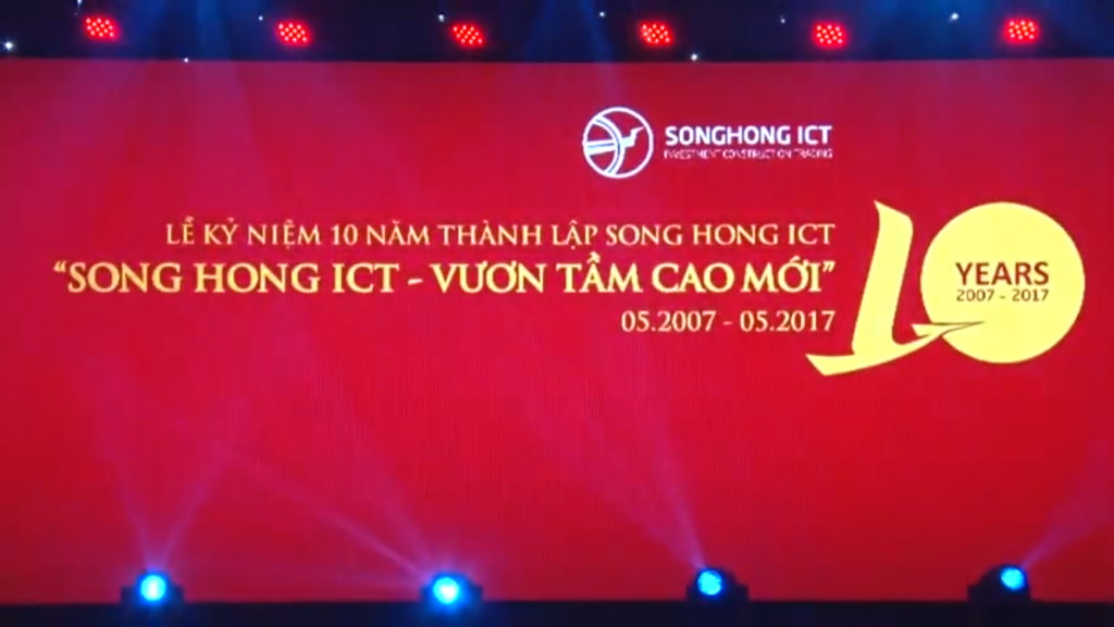 Lễ kỷ niệm 10 năm thành lập Song Hong ICT “Vươn tầm cao mới”
